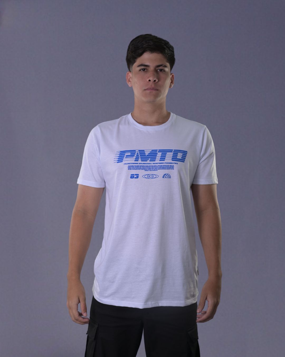 CAMISETA PMTO ESTAMPADO AZUL