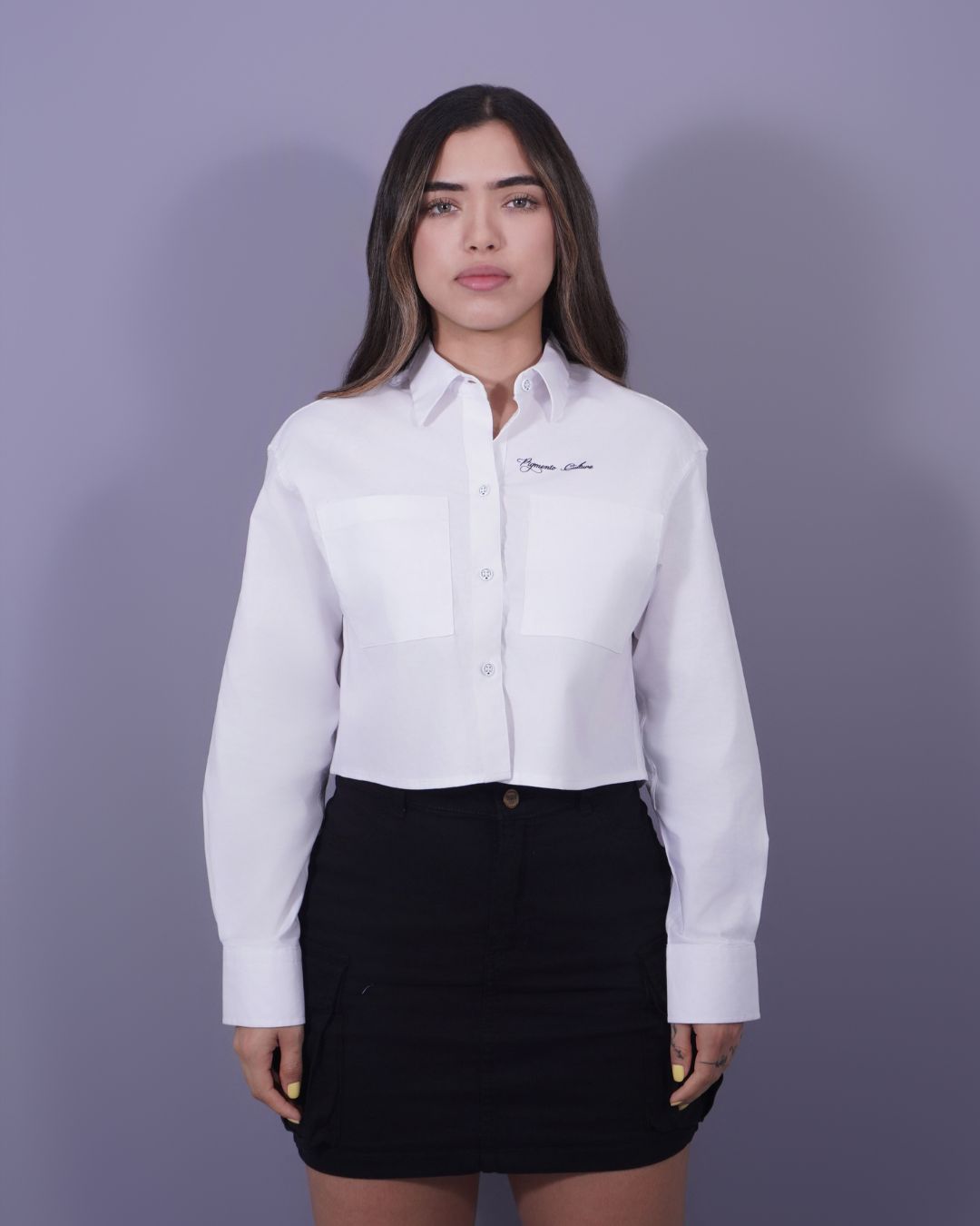 CAMISA MANGA LARGA CROP