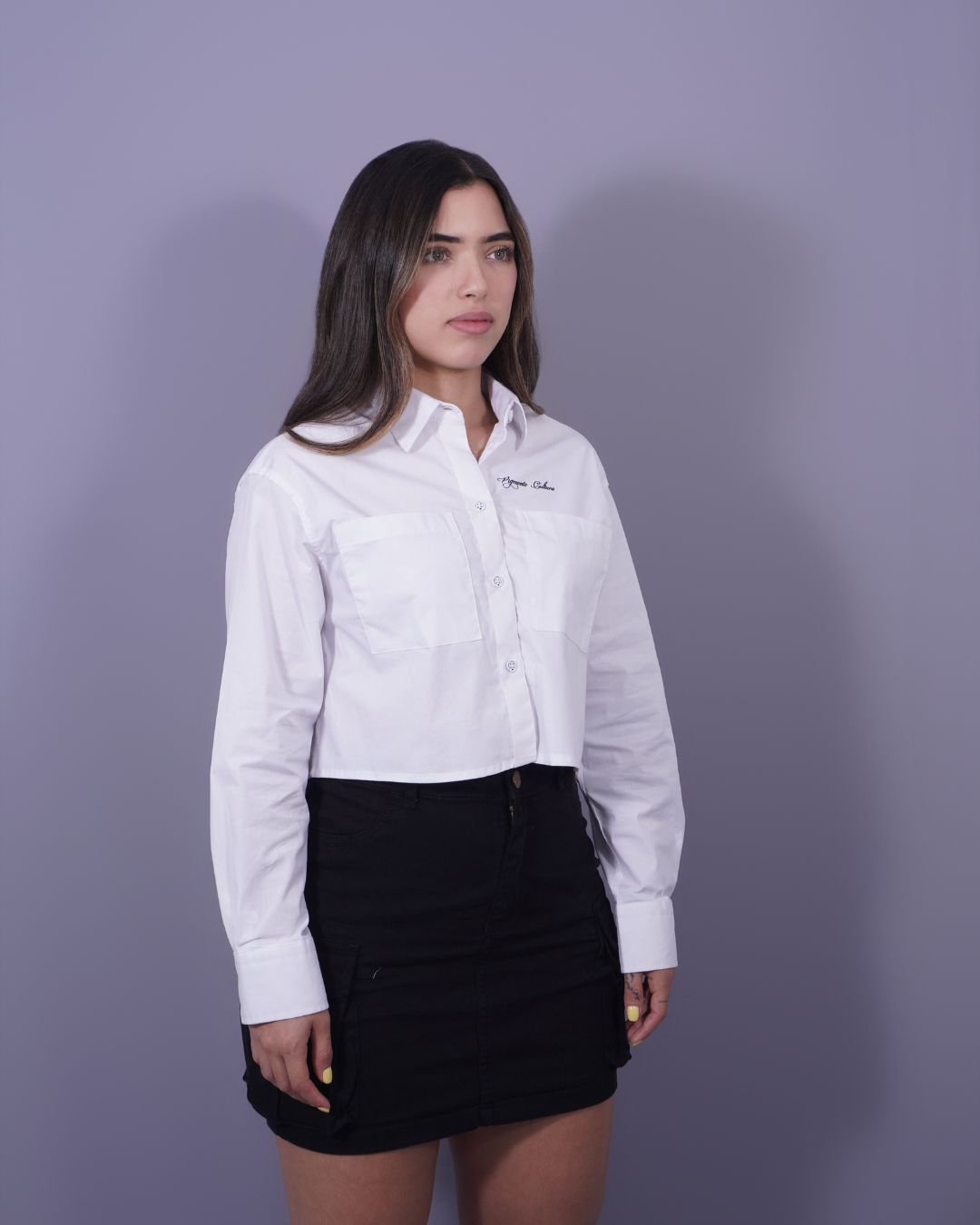 CAMISA MANGA LARGA CROP