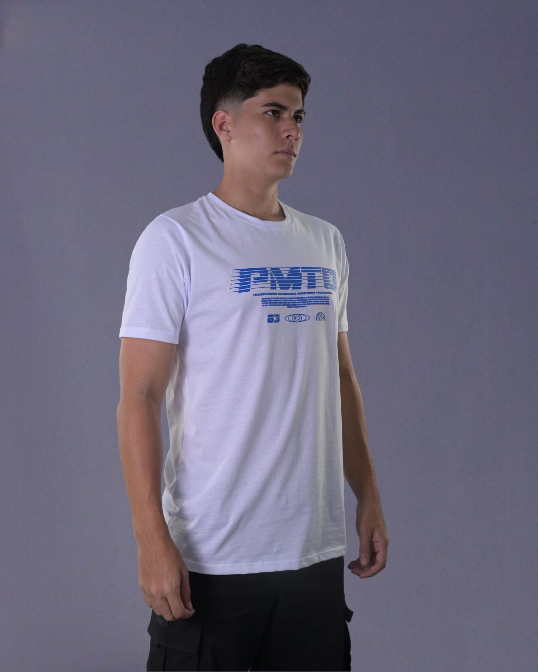 CAMISETA PMTO ESTAMPADO AZUL