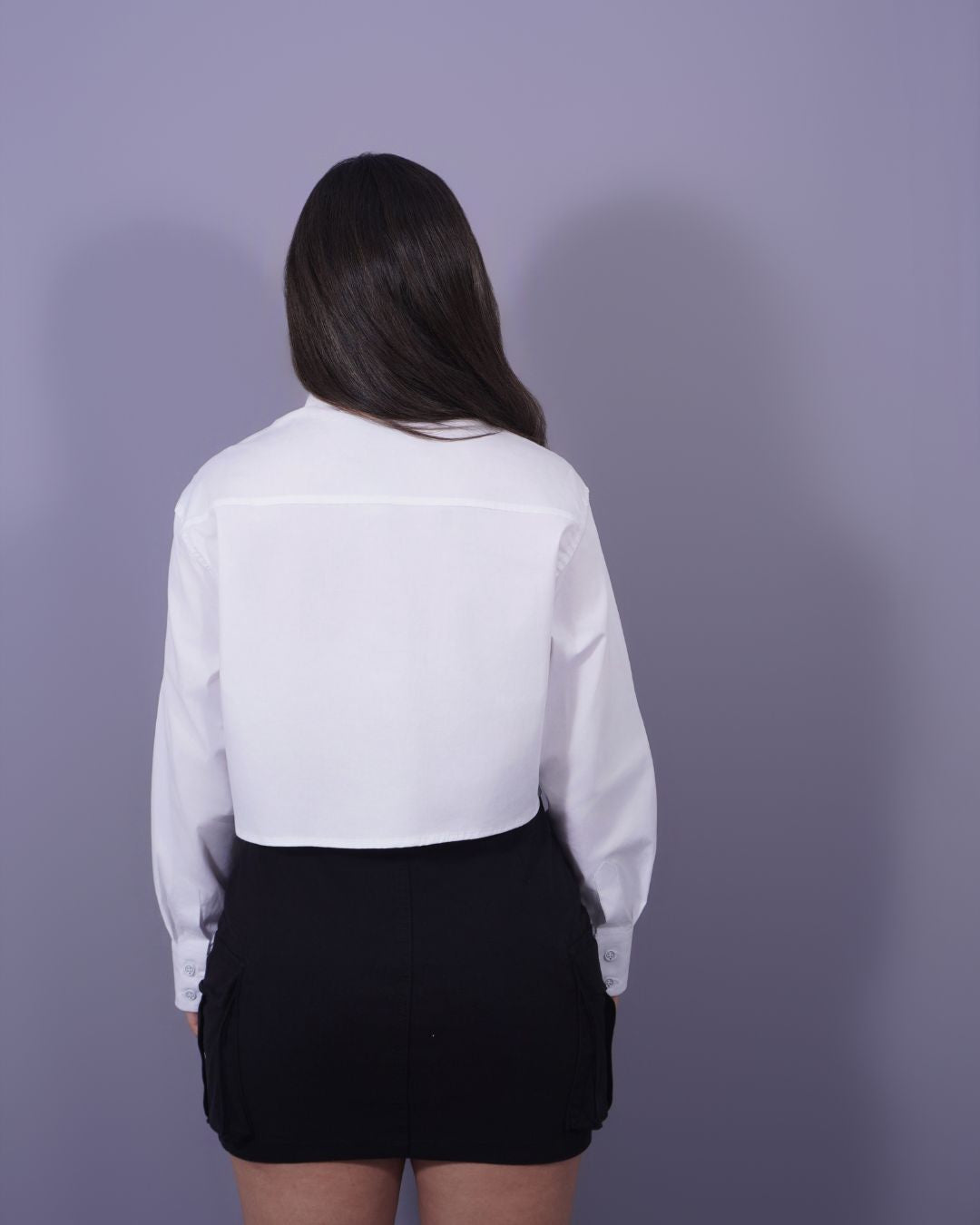 CAMISA MANGA LARGA CROP