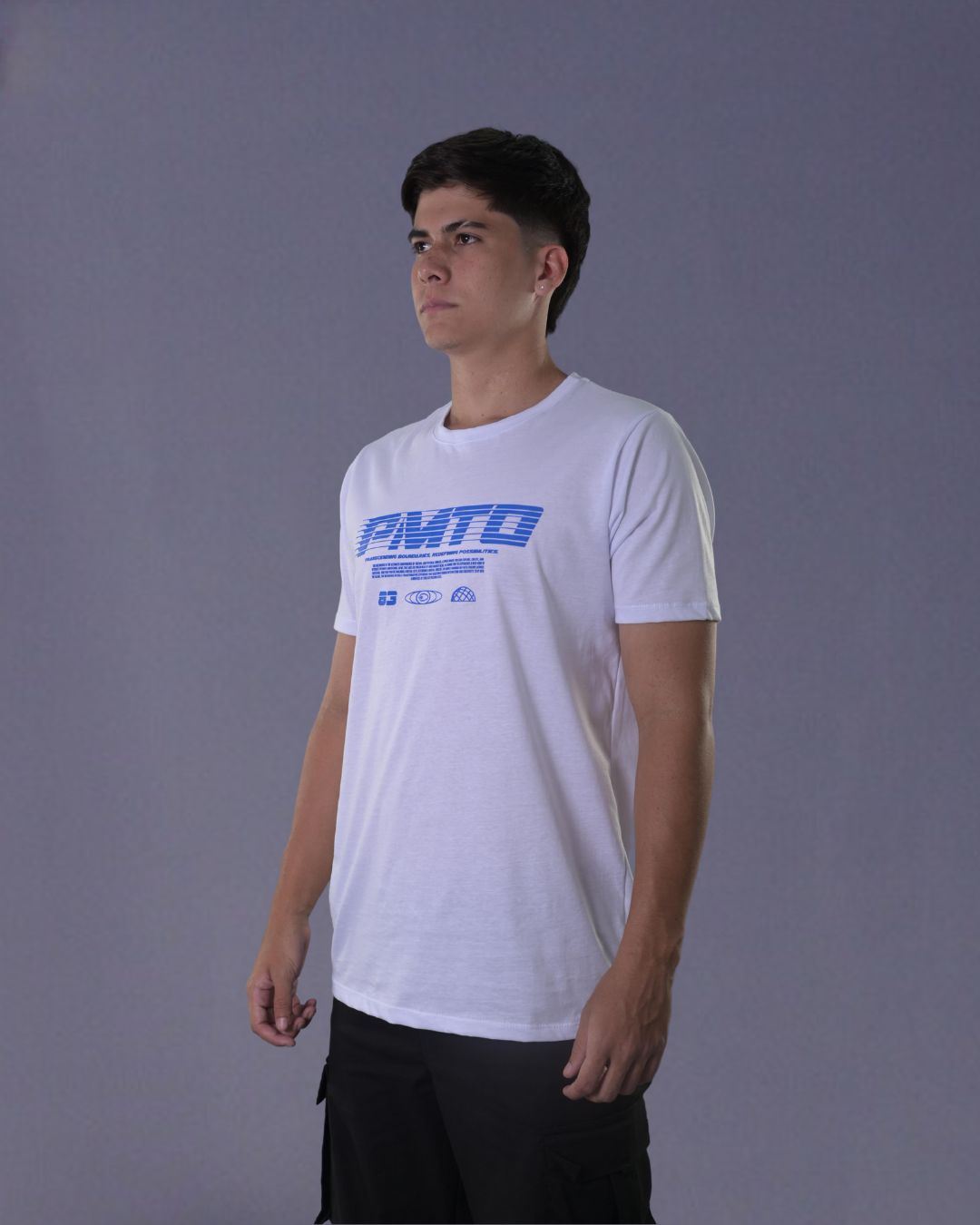CAMISETA PMTO ESTAMPADO AZUL