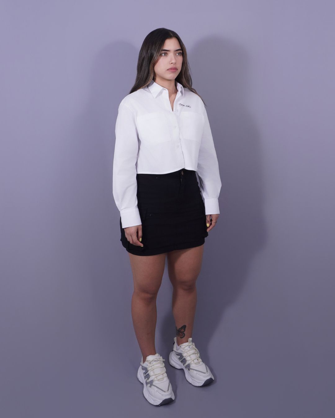 CAMISA MANGA LARGA CROP