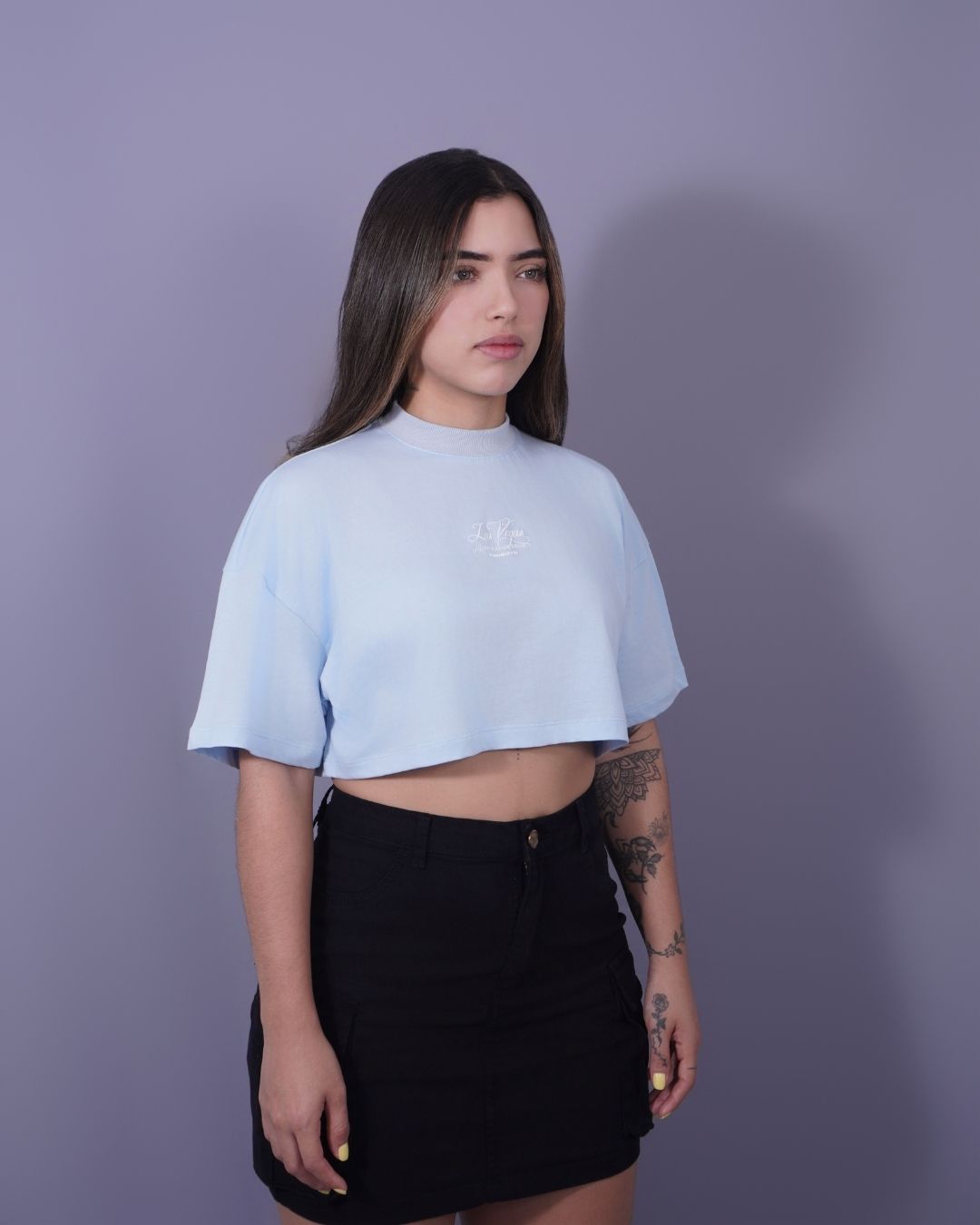 T-SHIRT CROPED CELESTE LAS VEGAS