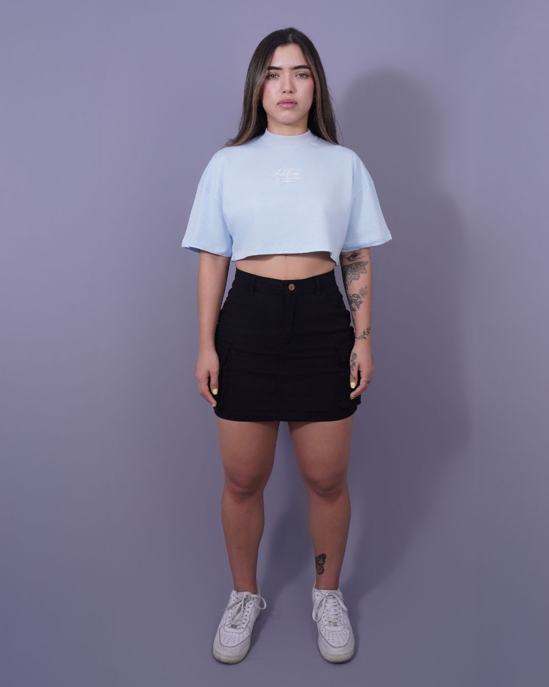 T-SHIRT CROPED CELESTE LAS VEGAS