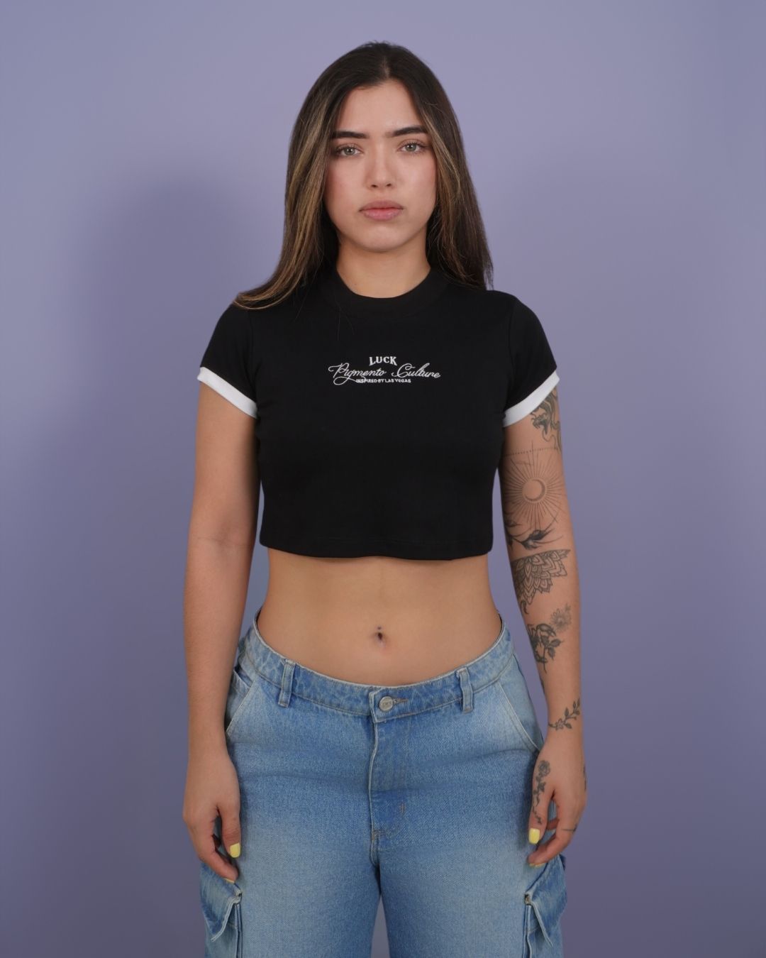 T-SHIRT NEGRA LUCKY INSPIRED BY LAS VEGAS