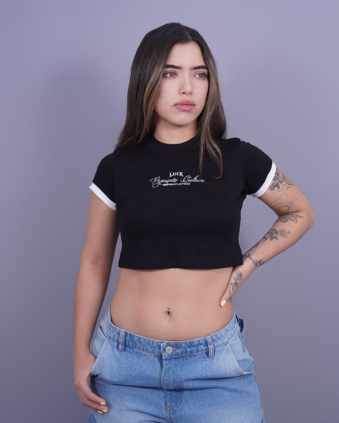 T-SHIRT NEGRA LUCKY INSPIRED BY LAS VEGAS