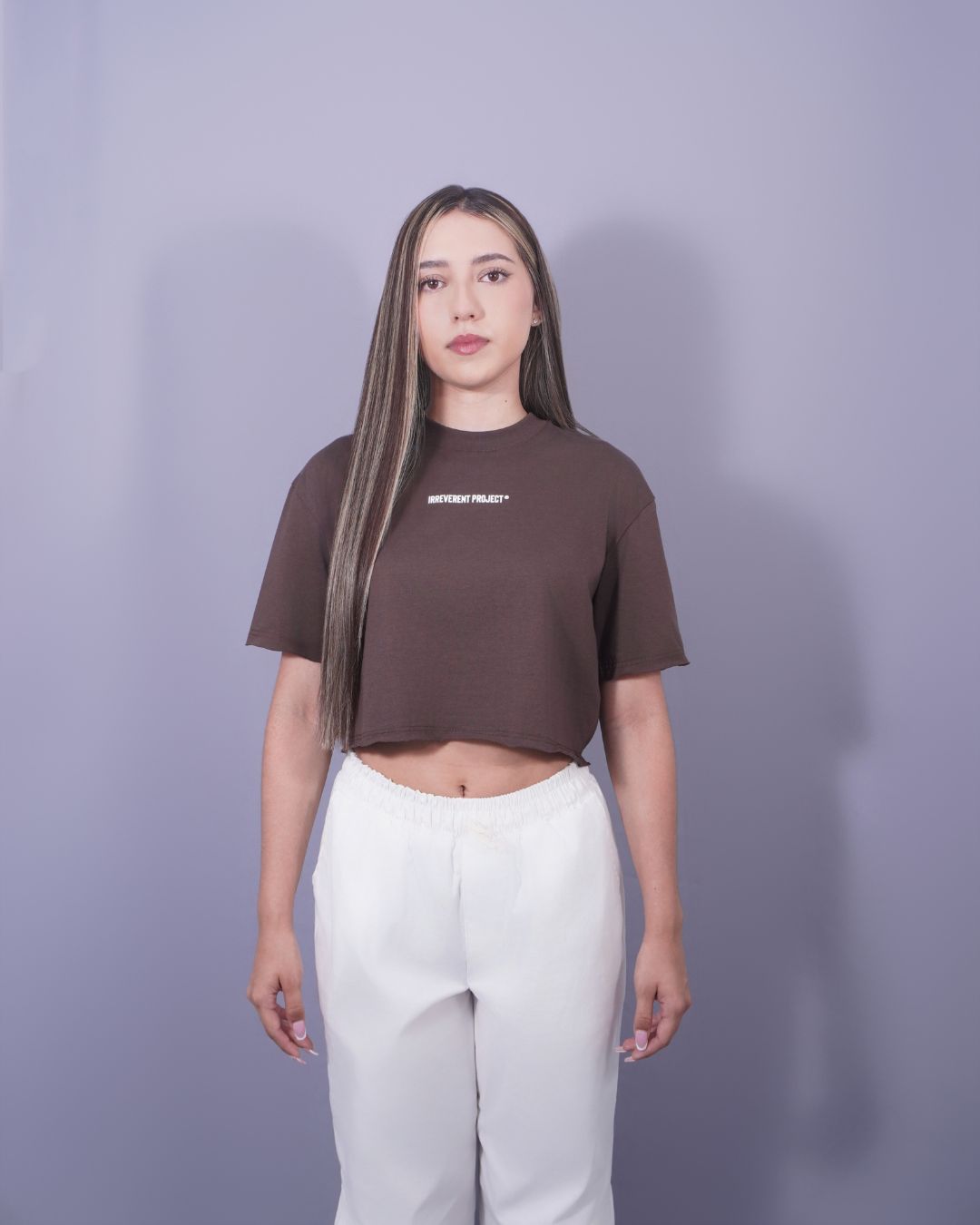 T-SHIRT CROP CAFE