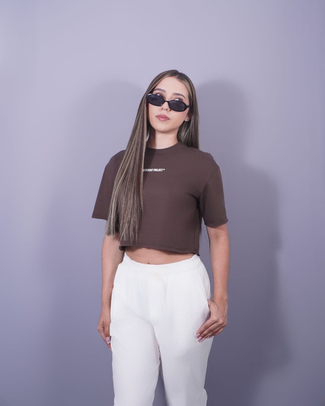 T-SHIRT CROP CAFE