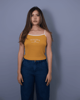 CROP TIRAS AMARILLA PIGMENTO