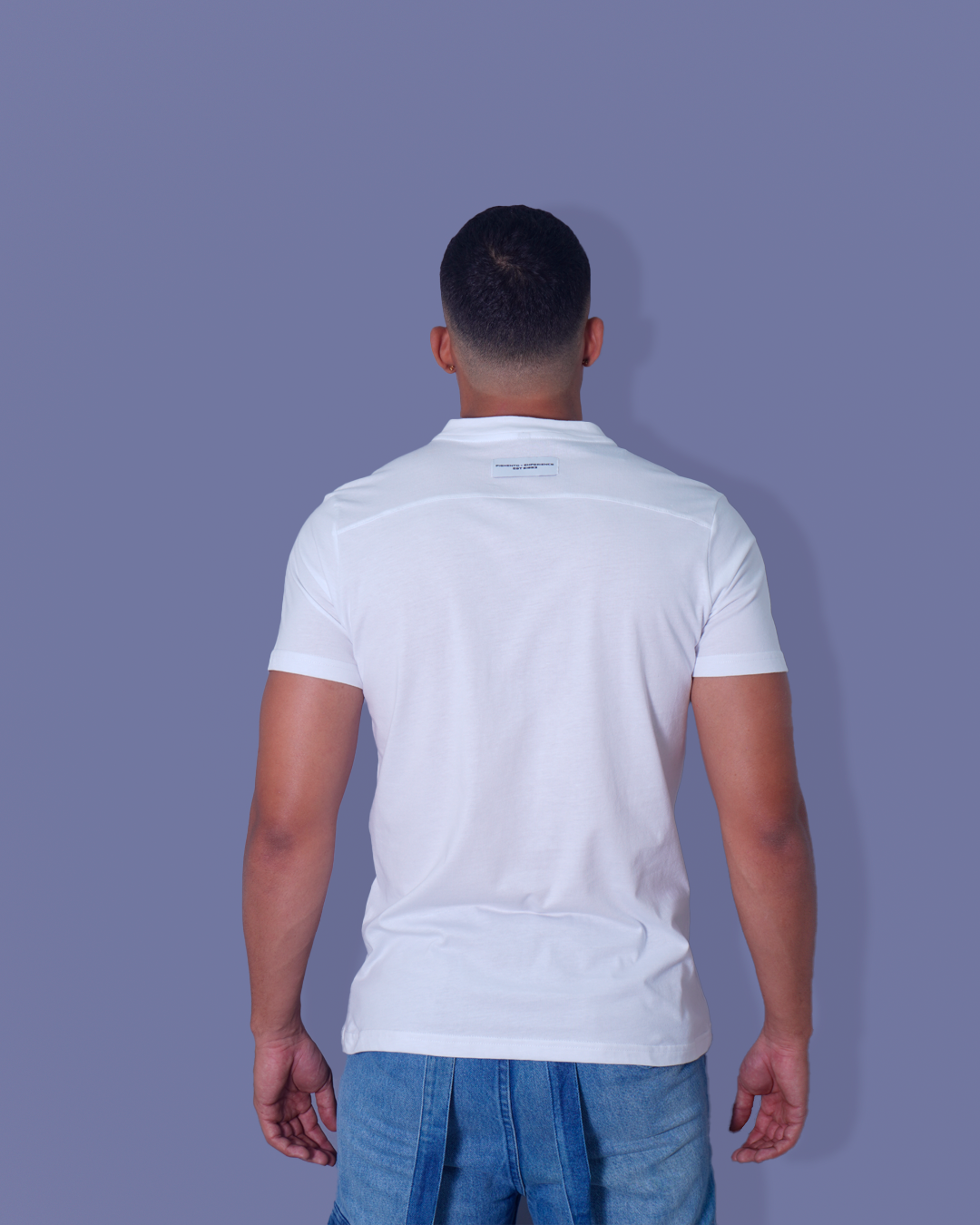 T-SHIRT SLIM BLANCO