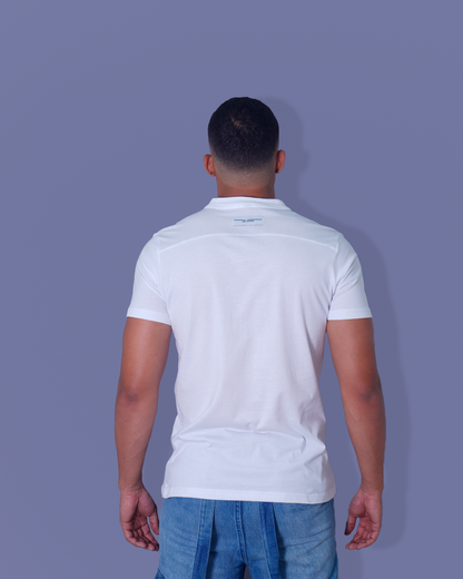 T-SHIRT SLIM BLANCO