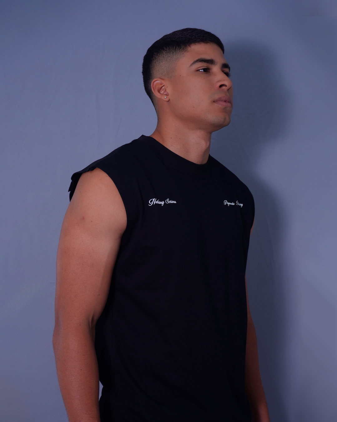 T-SHIRT TANK NEGRO X ESTAMPADO