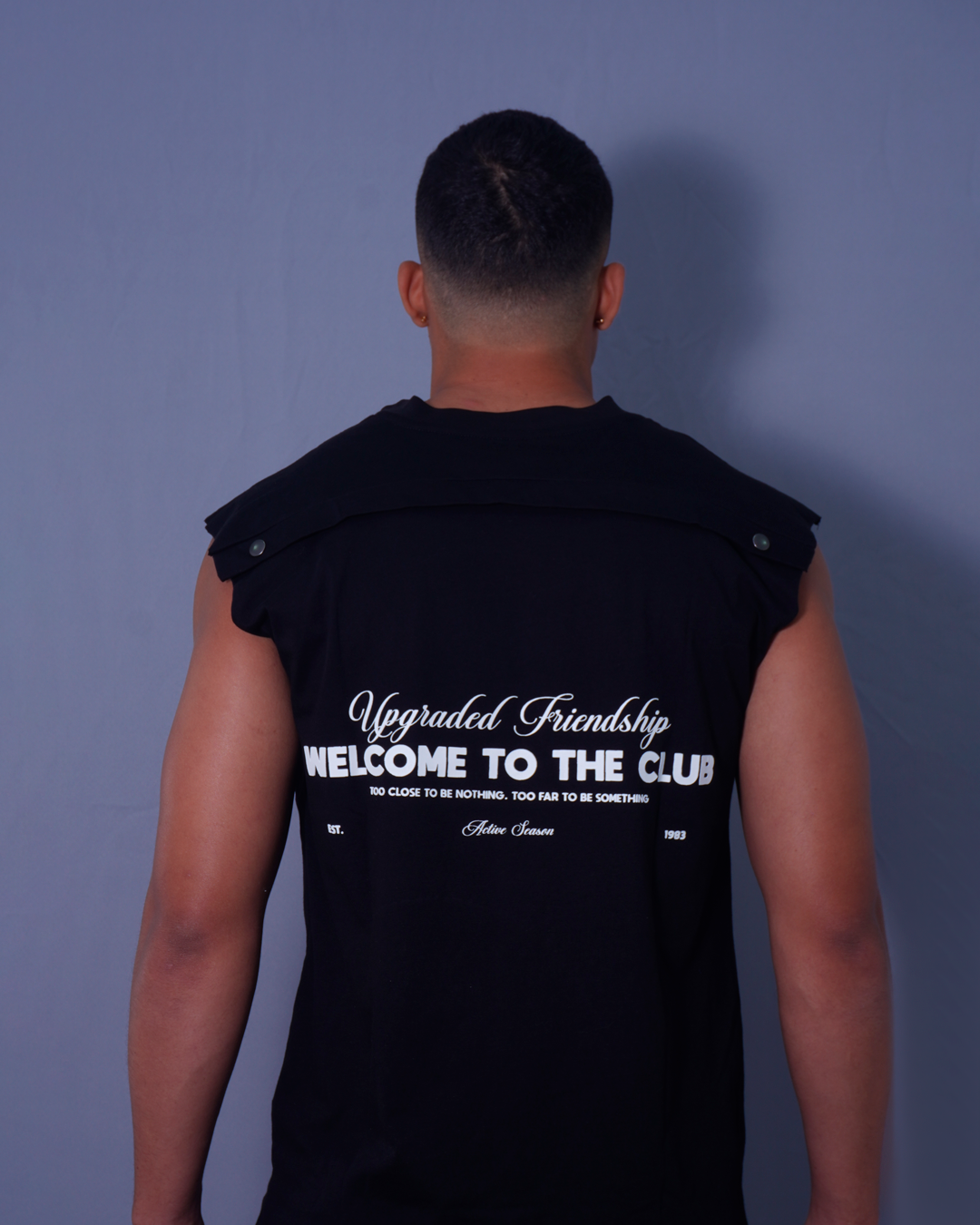 T-SHIRT TANK NEGRO X ESTAMPADO