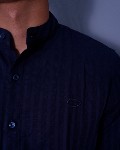 CAMISA AZUL OSCURO NERU