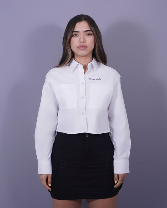 CAMISA MANGA LARGA CROP