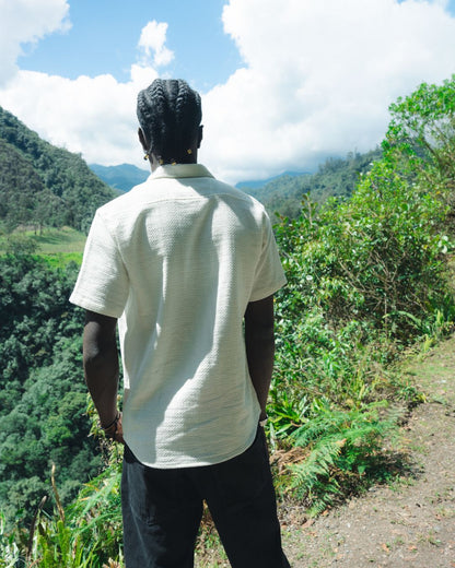 CAMISA BLANCO TEXTURA