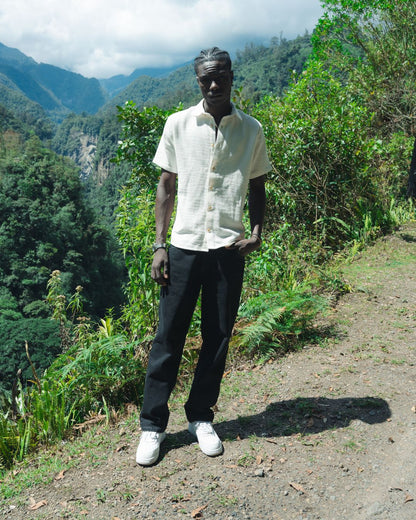 CAMISA BLANCO TEXTURA