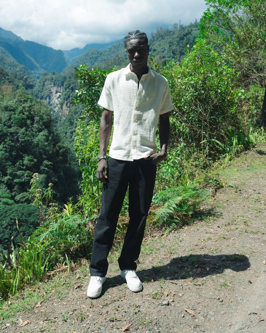 CAMISA BLANCO TEXTURA