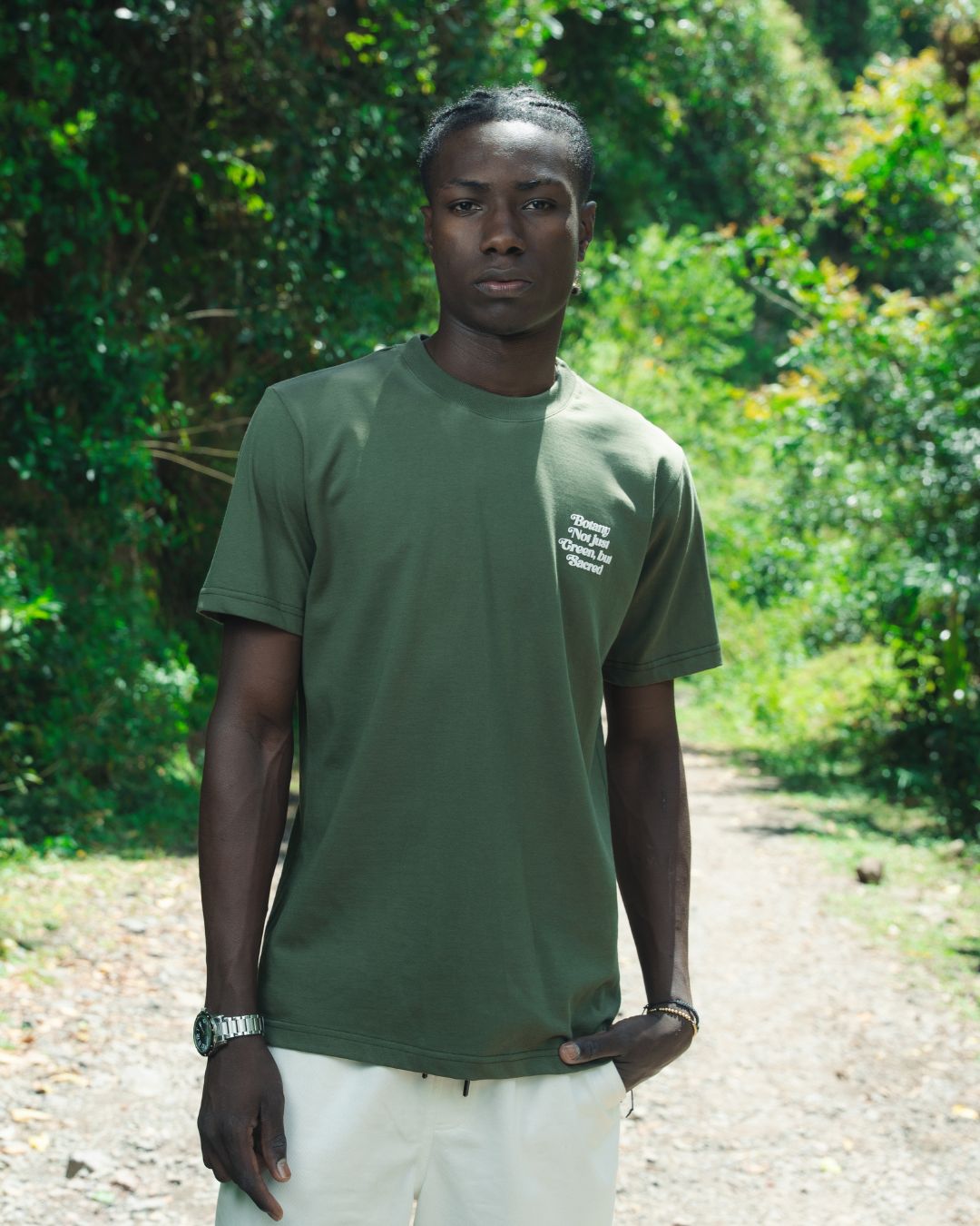 T-SHIRT VERDE BOTANY