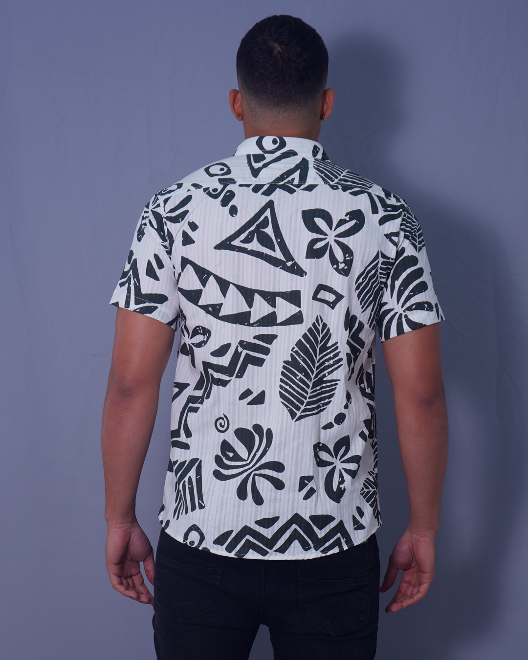 CAMISA TROPICAL VERDE