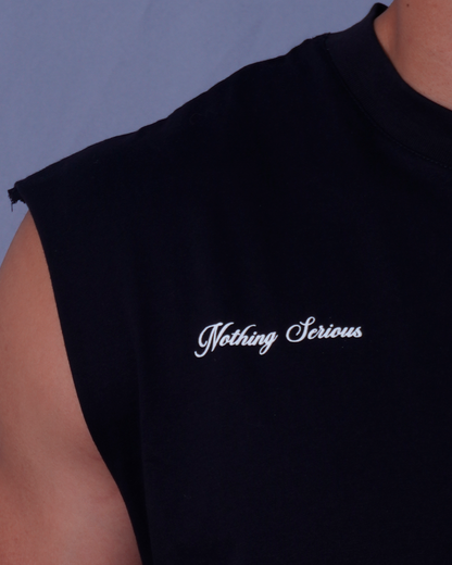 T-SHIRT TANK NEGRO X ESTAMPADO