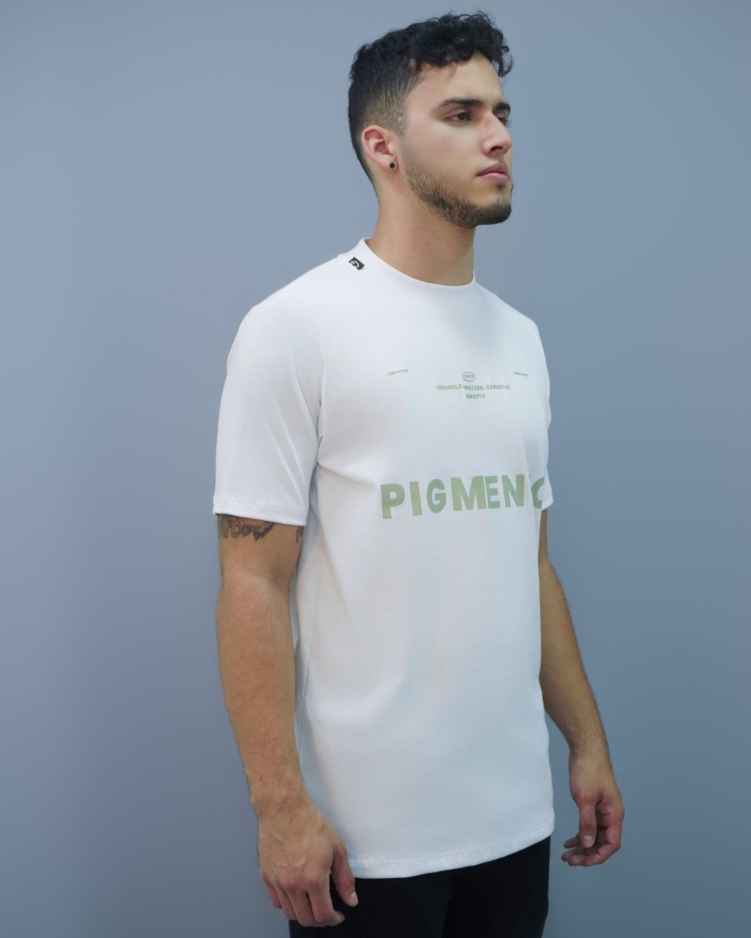 T-SHIRT BLANCA PIGMENTO