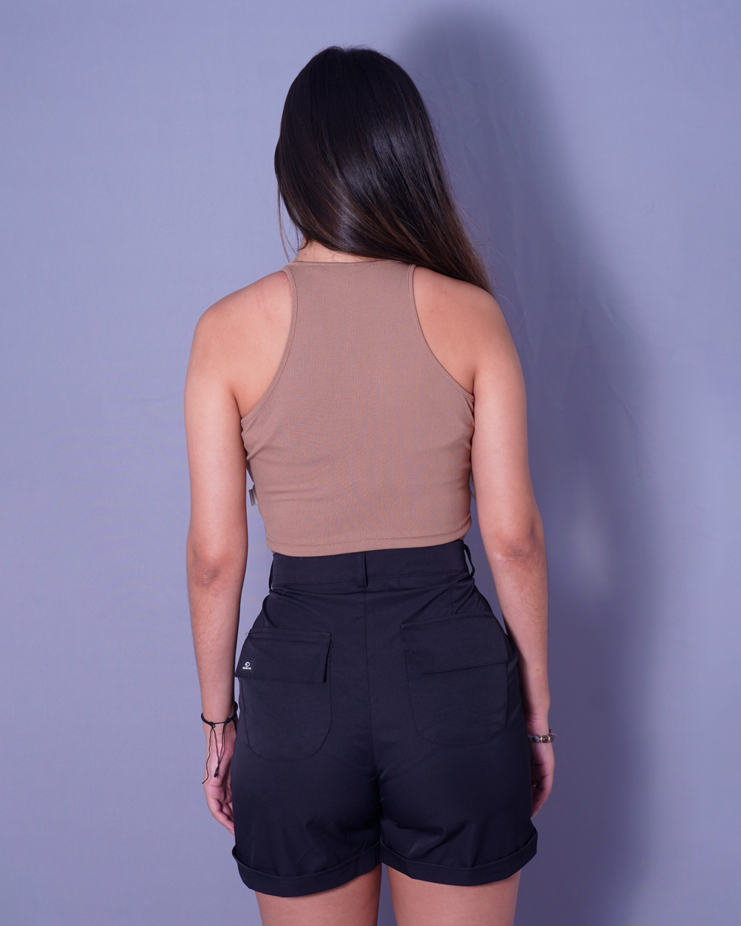 SHORT CARGO DAMA NEGRO
