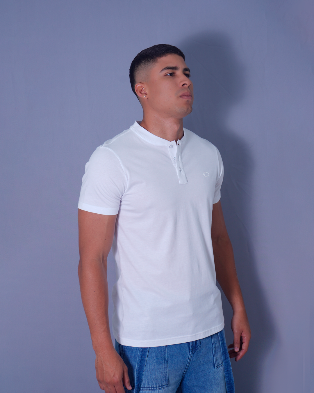 T-SHIRT SLIM BLANCO