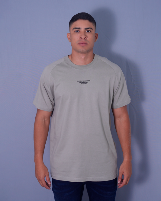 T-SHIRT REGULAR GRIS