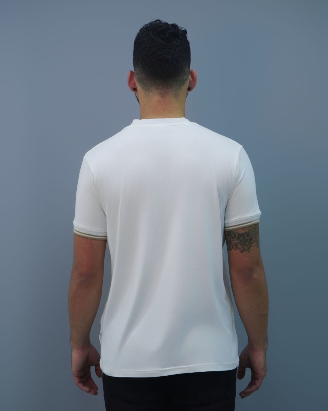 T-SHIRT BEIGE X APLIQUE