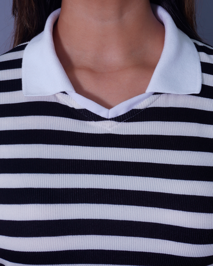 POLO DAMA SLIM CUELLO V