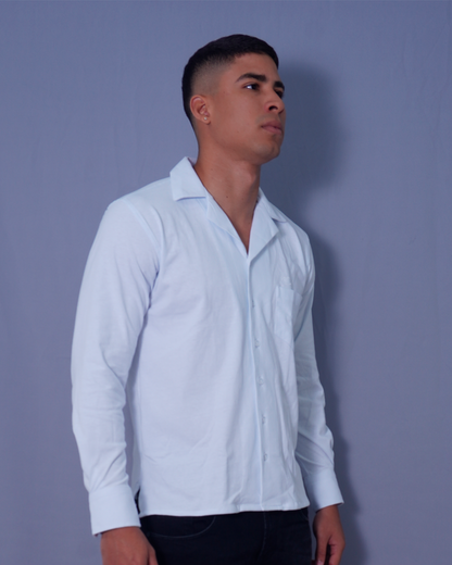 CAMISA RESORT BLANCA X BOLSILO
