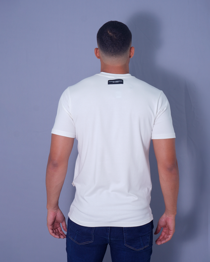 T-SHIRT SLIM BLANCO