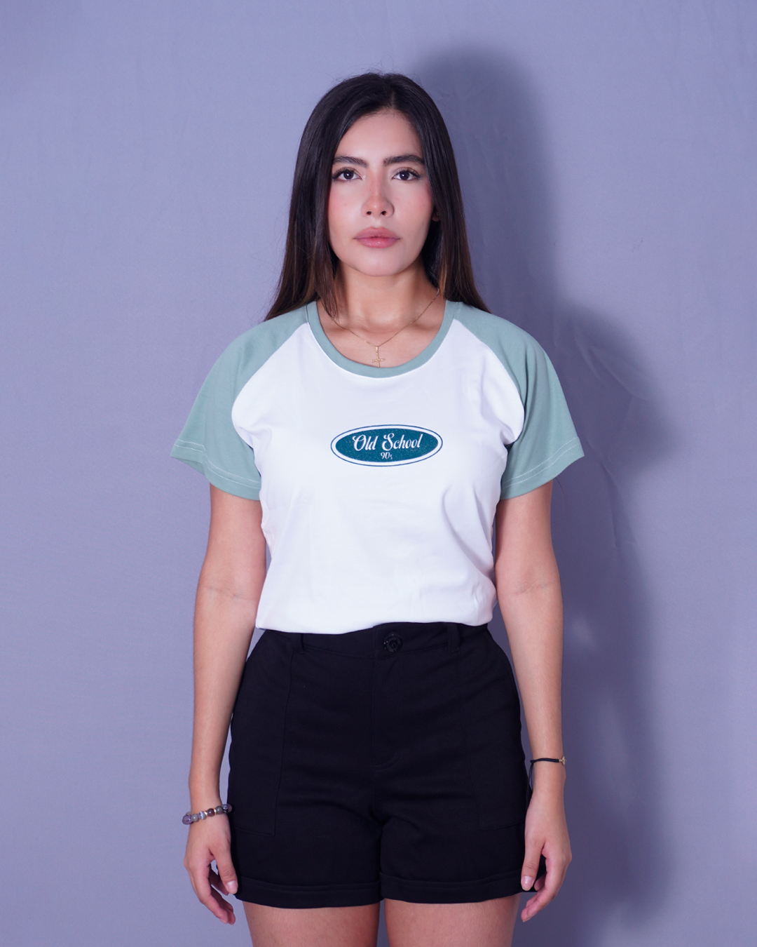 SHORT SLIM CLASICO NEGRO DAMA