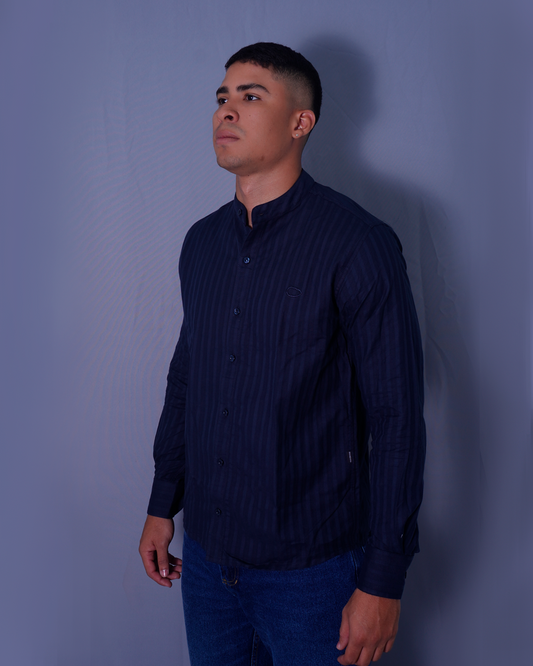 CAMISA AZUL OSCURO NERU