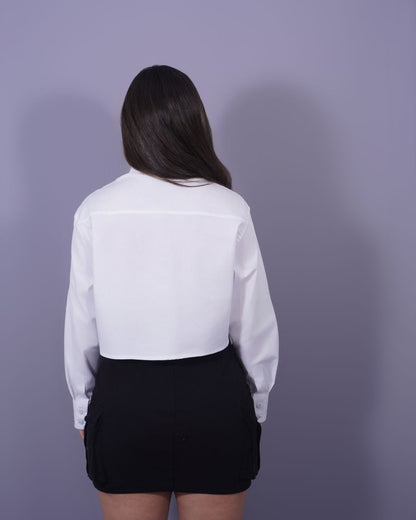 CAMISA MANGA LARGA CROP