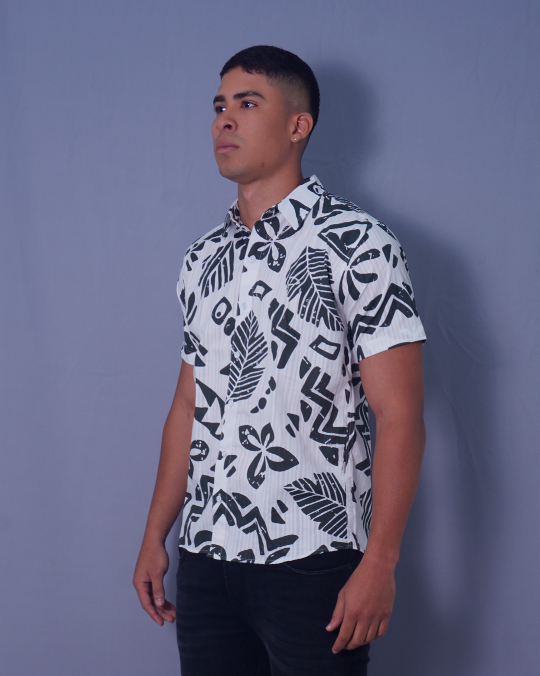CAMISA TROPICAL VERDE