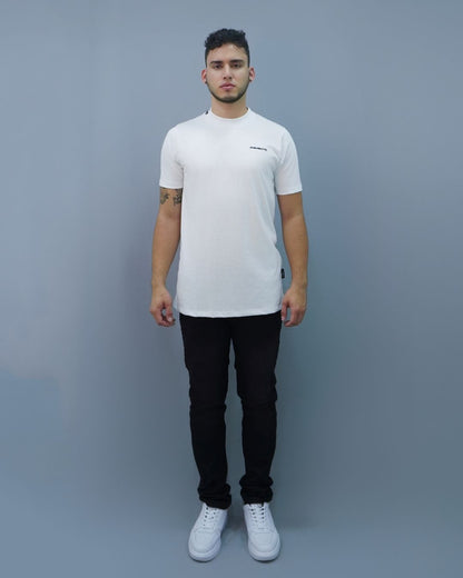 T-SHIRT BLANCA ESTAMPADO PIGMENTO