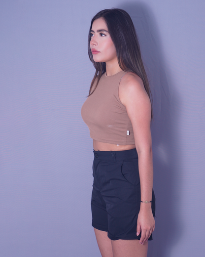 SHORT CARGO DAMA NEGRO