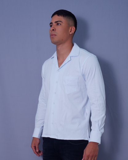 CAMISA RESORT BLANCA X BOLSILO