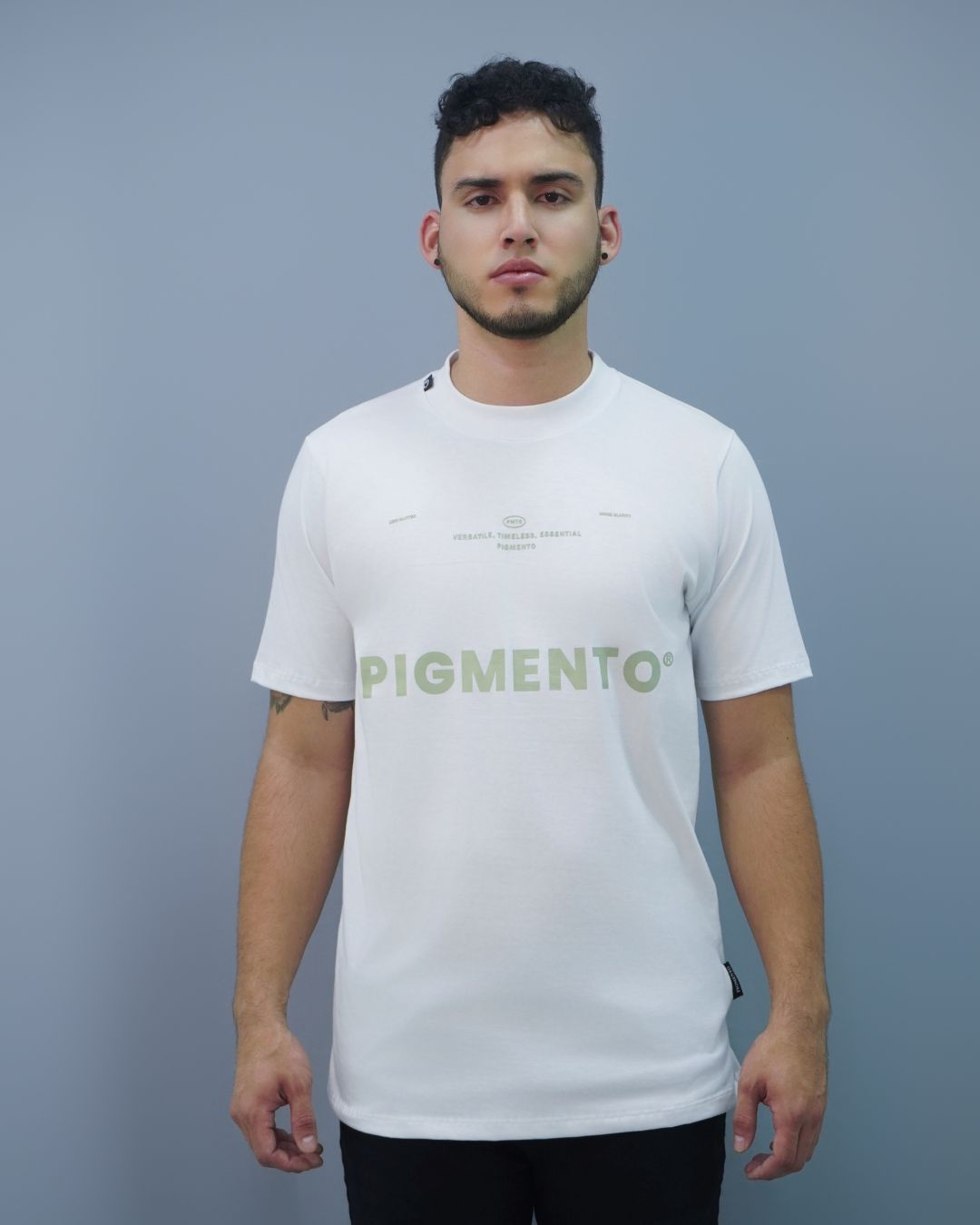 T-SHIRT BLANCA PIGMENTO