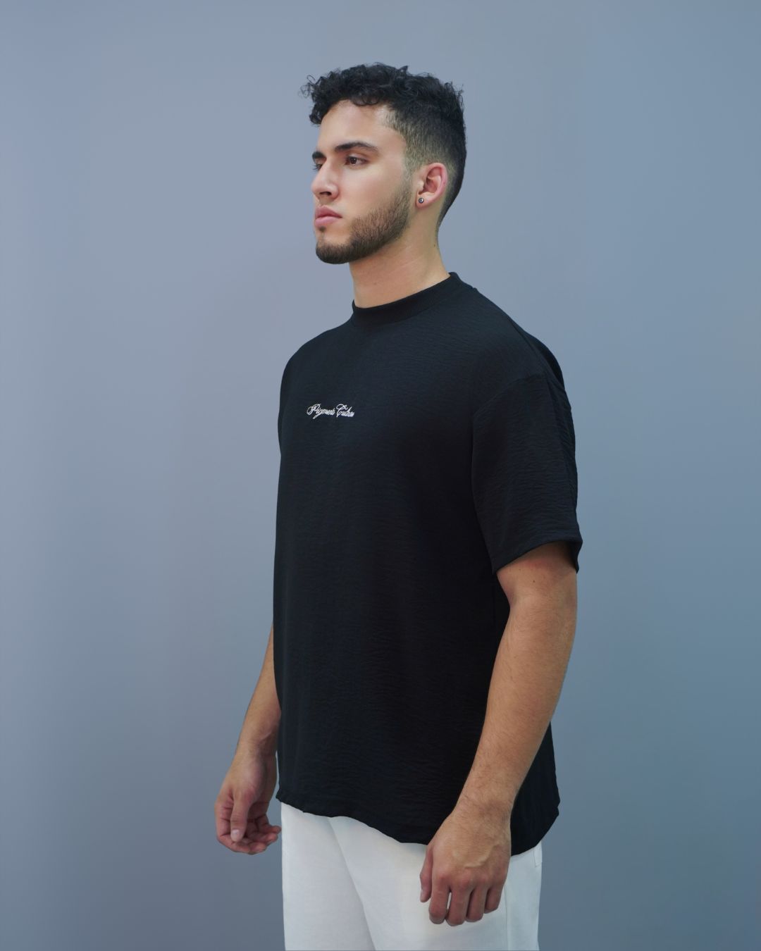 T-SHIRT NEGRA PIGMENTO CULTURE BORDADO