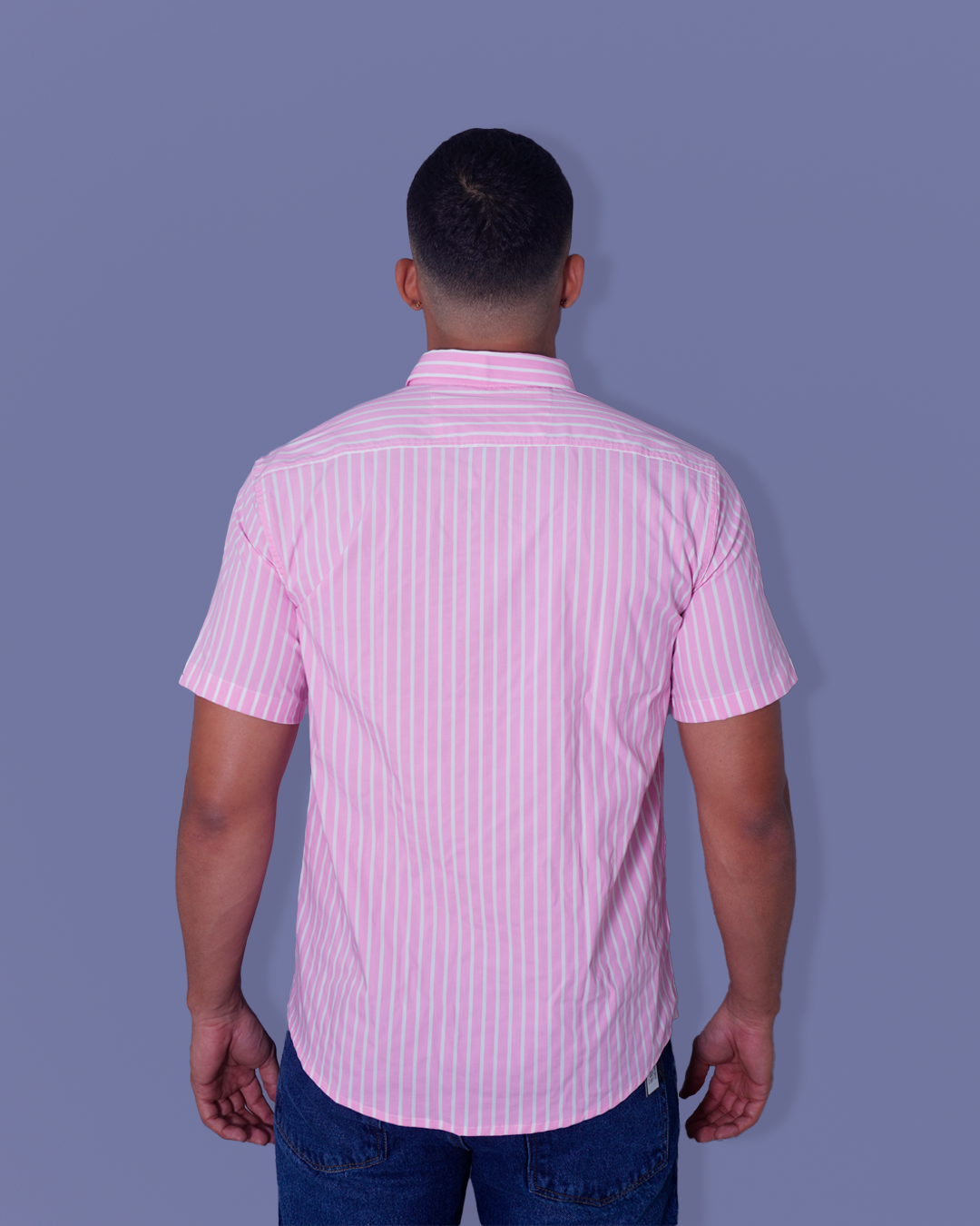 CAMISA REGULAR RAYAS ROSADO BUTTOND