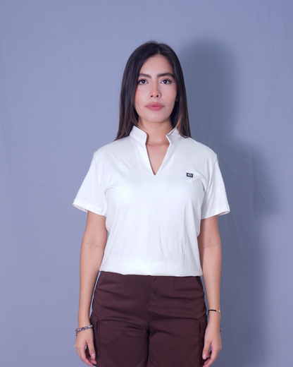 T-SHIRT SLIM BEIGE CARTERA V