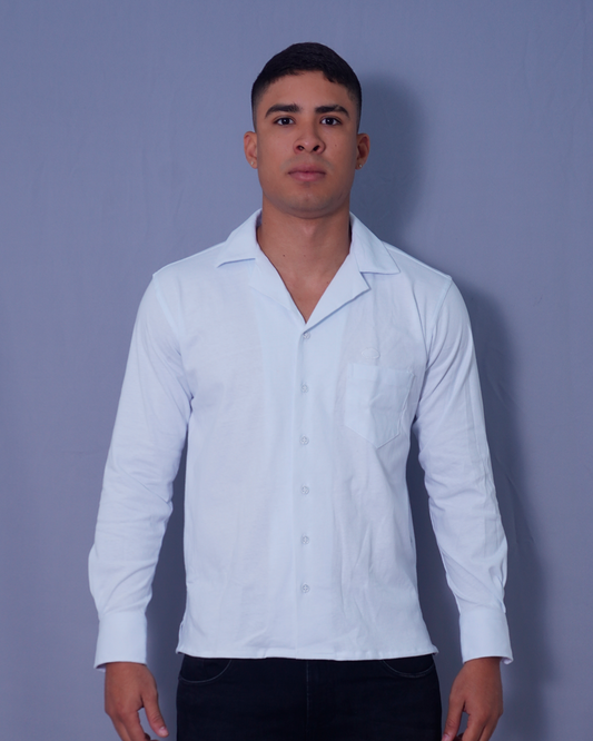 CAMISA RESORT BLANCA X BOLSILO