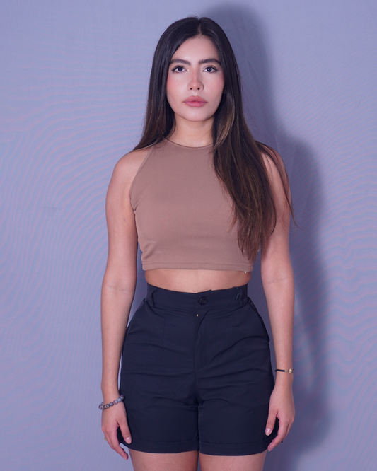 SHORT CARGO DAMA NEGRO