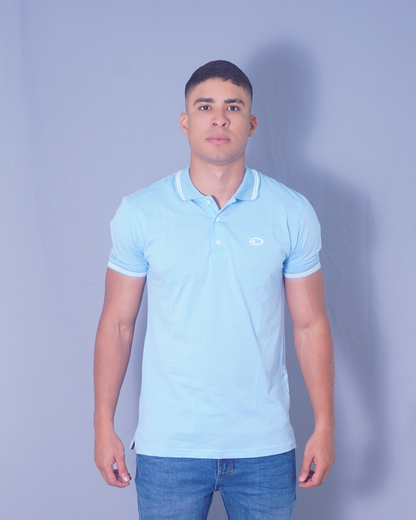 POLO REGULAR CELESTE