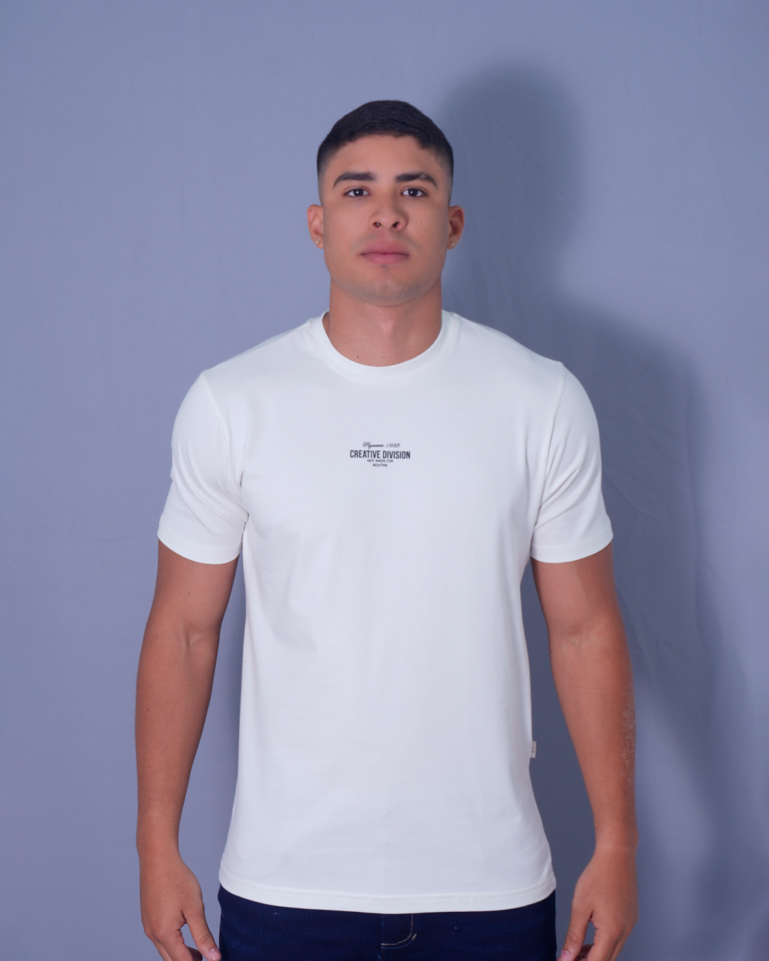 T-SHIRT SLIM BLANCO
