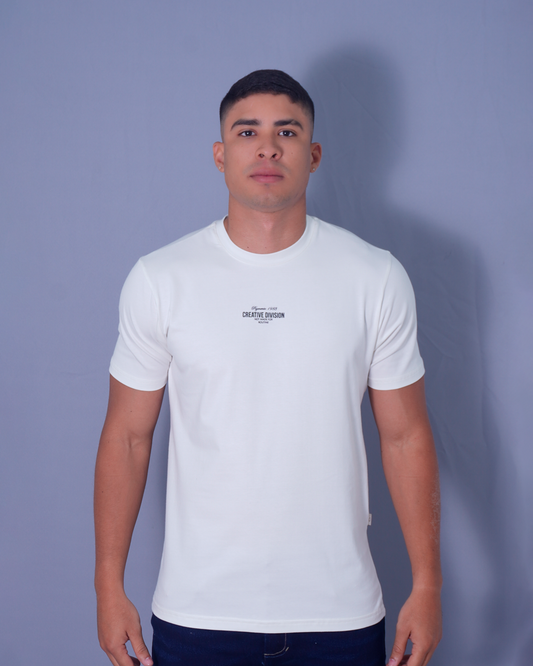 T-SHIRT SLIM BLANCO